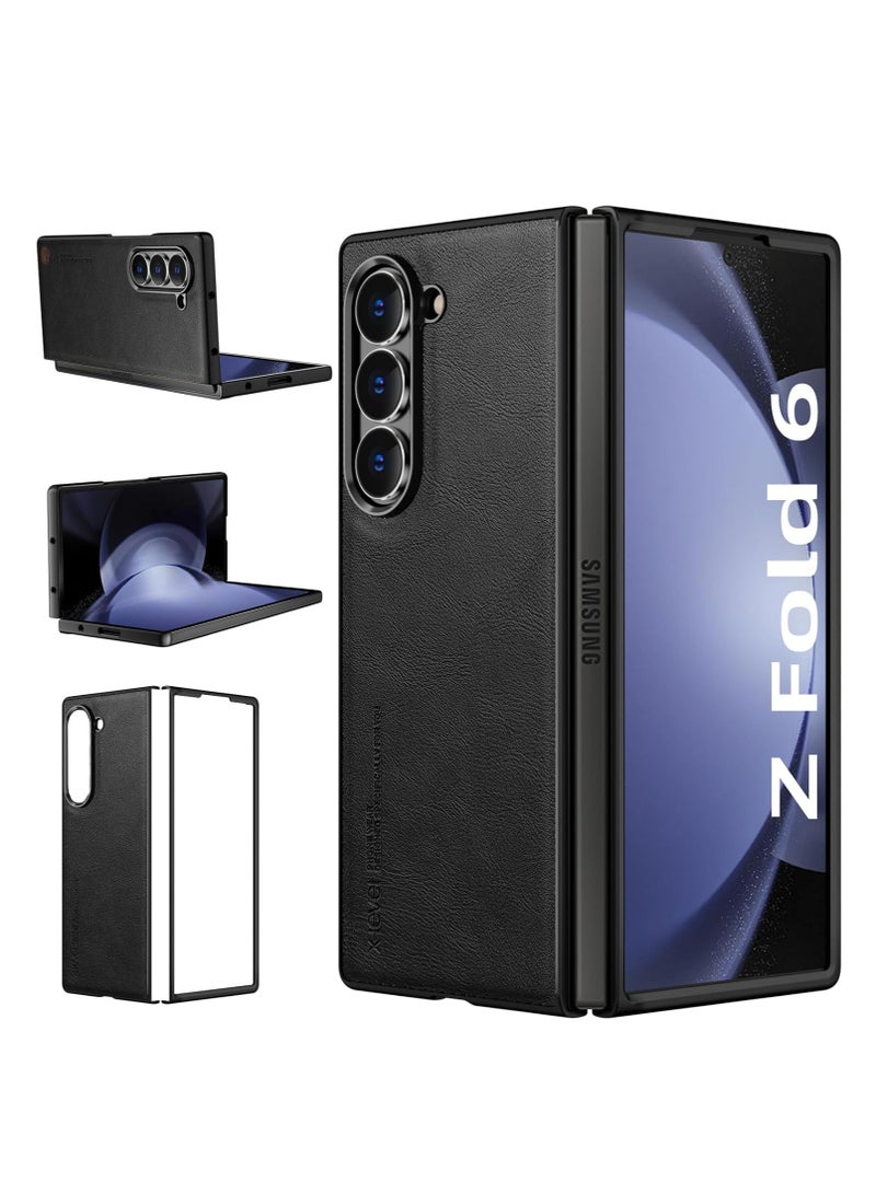 X-level جراب هاتف Samsung Galaxy Z fold 6، جراب حماية للعدسات، جراب حماية للهاتف ضد السقوط - Image 1