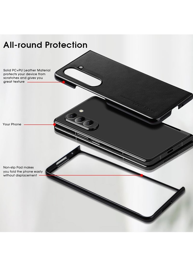 X-level جراب هاتف Samsung Galaxy Z fold 6، جراب حماية للعدسات، جراب حماية للهاتف ضد السقوط - Image 3