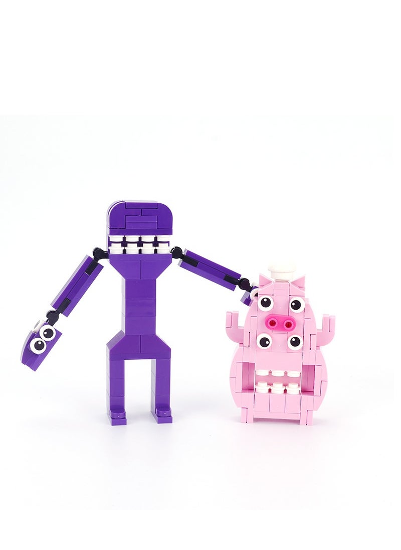 367 قطعة مجموعة من 6 قطع من كتل البناء toy ثالث ربع حديقة بانبان هدايا لأفكار يوم الأطفال هدايا للأشخاص البالغين والأطفال  - Image 4