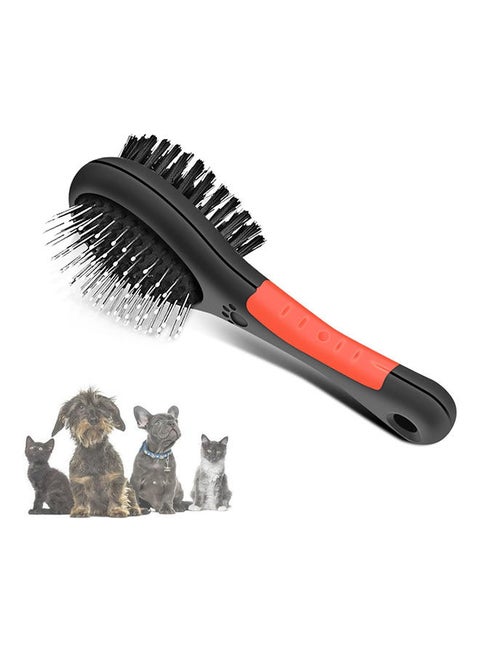 Professional Double Sided Pin And Bristle Pet Brush - ‎17 x 6 x 5 cm