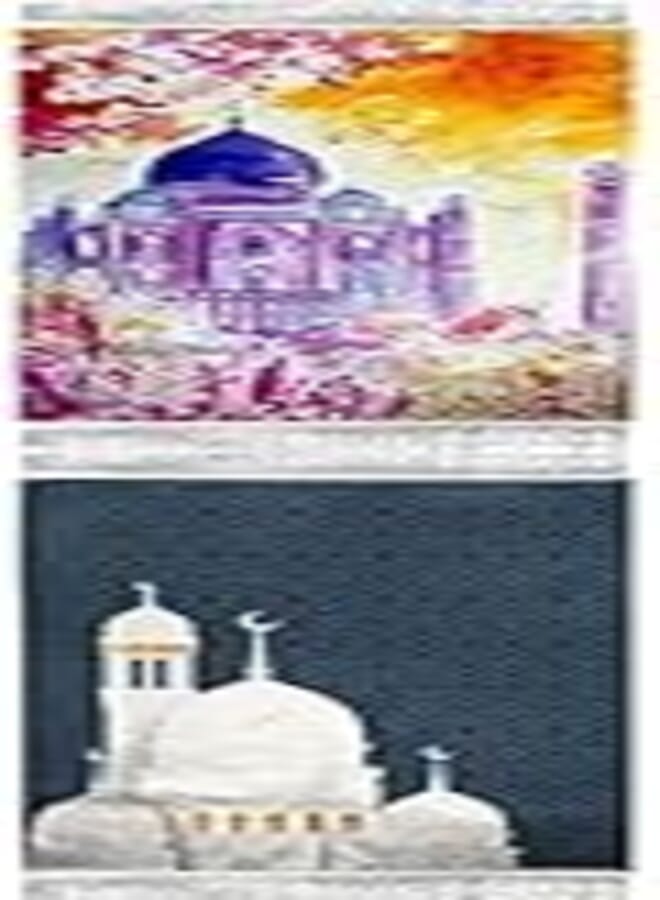 Pr28 prayer rug modern style with sponge + Pr23 prayer rug modern style with sponge
