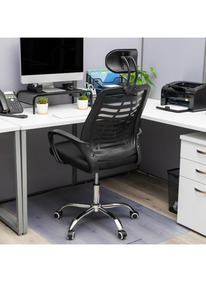 كرسي مكتب، كرسي مكتب مريح، كرسي كمبيوتر مريح، كرسي ألعاب قابل للتعديل الارتفاع مع عجلات، كرسي شبكي دوار لدعم أسفل الظهر، كرسي مكتب منزلي، كرسي دراسة (BGY-01) - Image 1