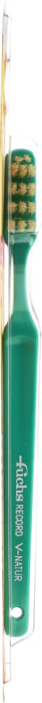 Fuchs: Pure Natural Bristle Record V Adult Medium Toothbrush, 1 ct (5 Pack) - Image 2