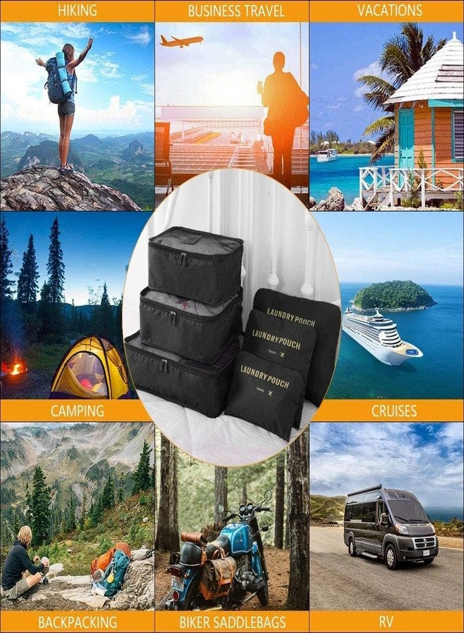 ATARANGI Packing Cubes Travel Organizer Set | Lightweight Luggage Organizer Bags for Clothes, Laundry & Accessories | Travel Storage Pouches for Men & Women - Image 3