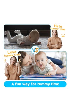 Generic Tummy Time Water Mat, Extra Large Multi-Stage Activity Center Baby Toys & Sensory Toys,nflatable Playmat Visual Stimulation Gift For Boys Girls Toys  - Image 5