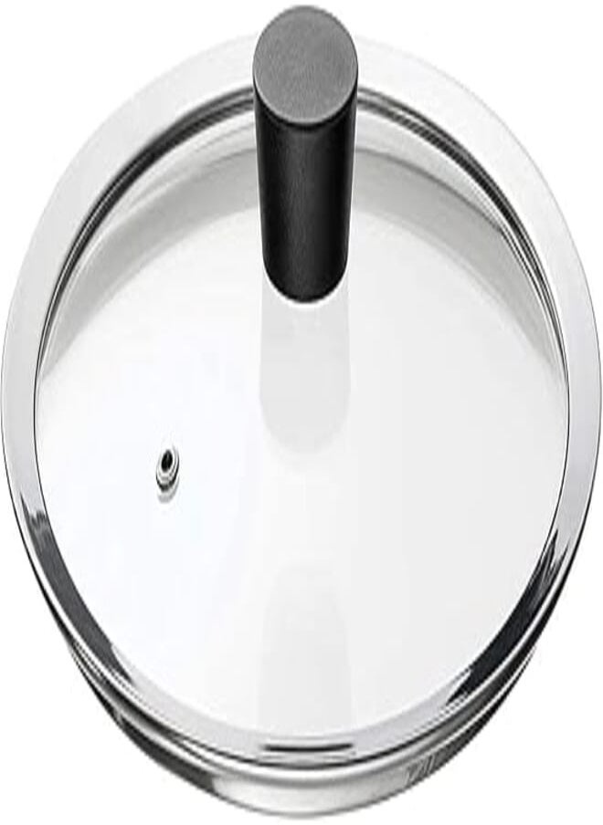Digital Shoppy Digital Shoppy KLOCKREN Pan lid, glass, 25 cm (9 ¾ ") 