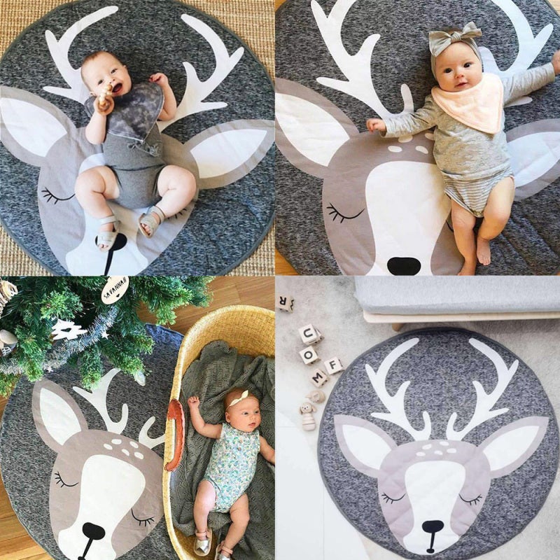 Floor Mat:  Lovely Appearance, Multifunctional Use - Crawl Carpet for Baby Ground Play & Children Development - Image 4