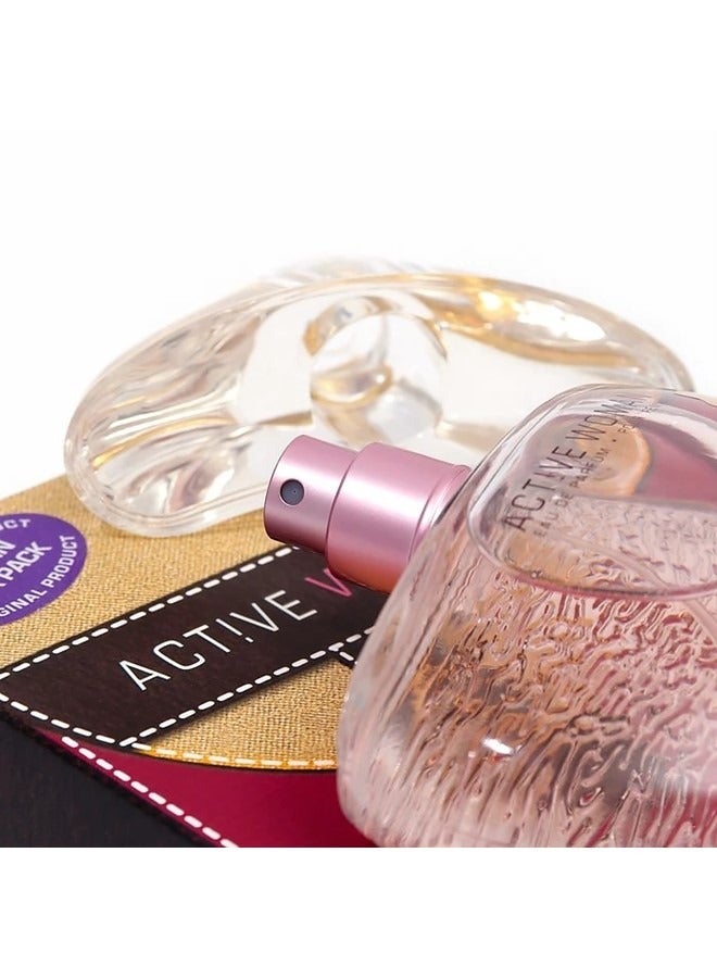 Chris Adams Active Man 100 ML and Woman 80 ML Spray Perfume Set - Image 5