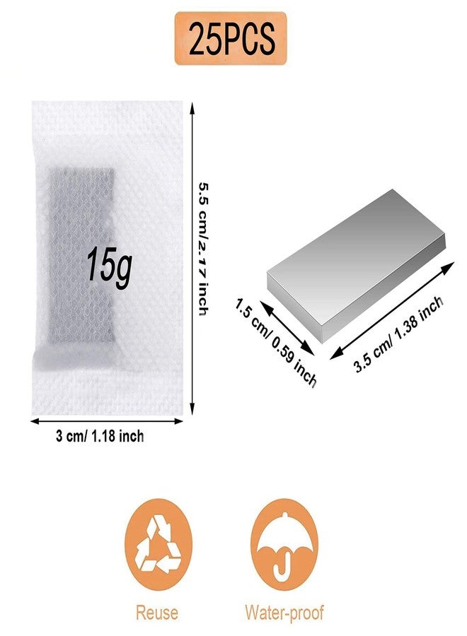 BOETOADG 25 Curtain Weights, Bottom Curtains Lead to Weight, Cloth Curtain Weights for Home Curtains and Tablecloths Shower Curtains Cloth Mosquito Nets, Accessories for Signs, 15g Each (55x30 mm) - Image 2