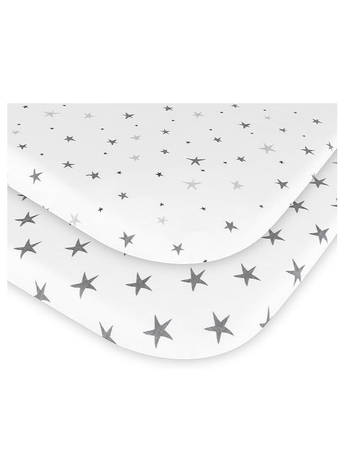 Moro Moro Waterproof Fitted Crib Sheets – Pack of 2  - Image 2