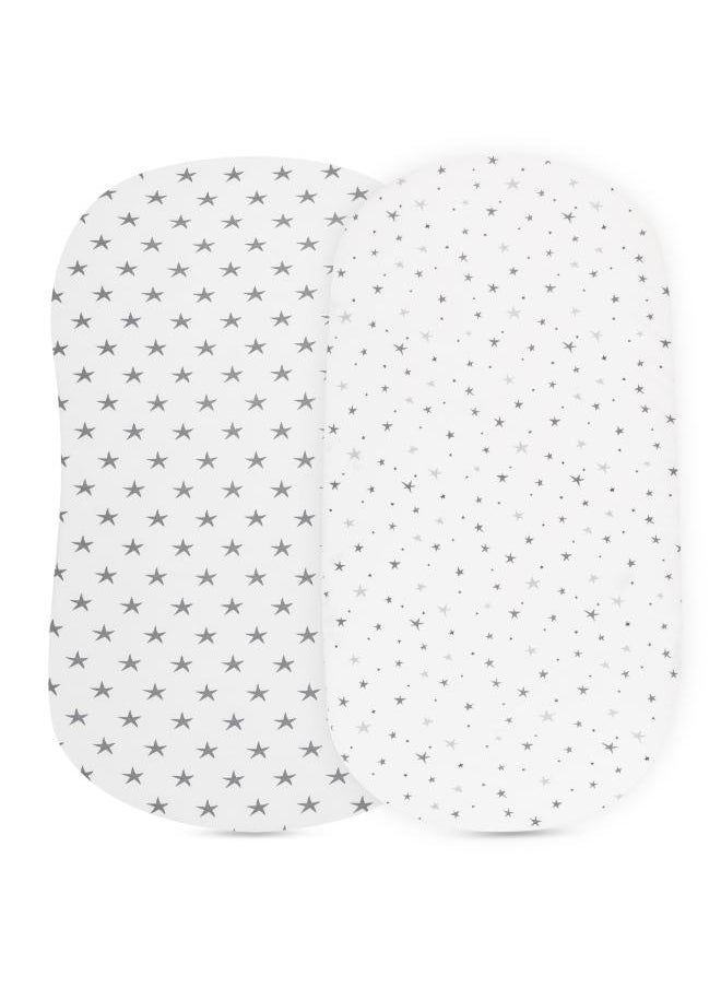 Moro Moro Waterproof Fitted Crib Sheets – Pack of 2  - Image 1