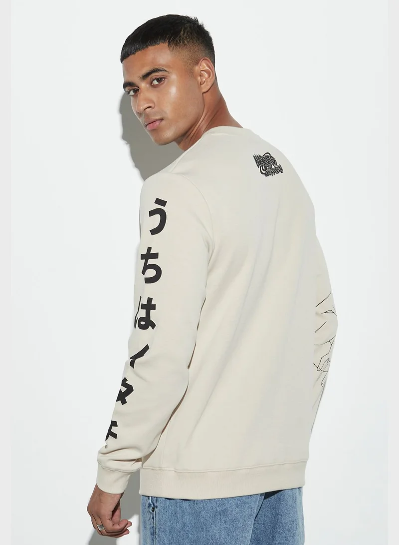 SP Characters Naruto Graphic  Sweatshirt