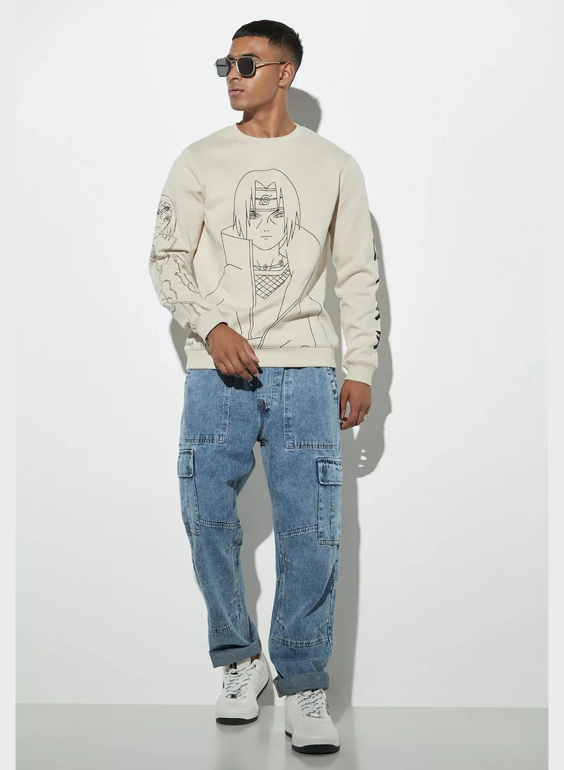 SP Characters Naruto Graphic  Sweatshirt