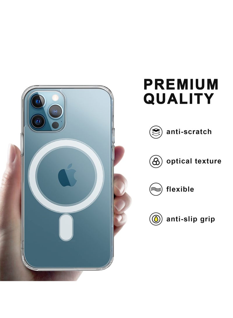 INFOSUN iPhone 12 Pro Max Case, Ultra-Thin Shockproof and Anti-Yellow Clear Protective Cover for iPhone 12 Pro Max 6.7inch - Transparent  - Image 5