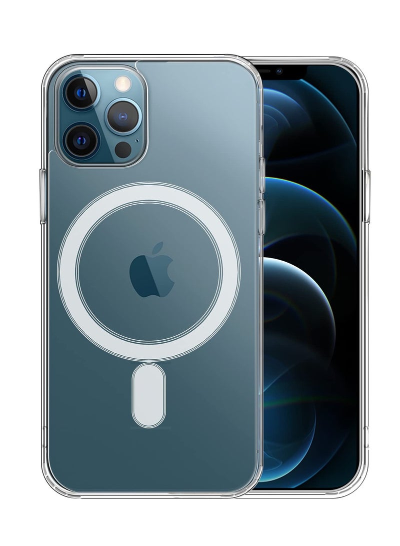 INFOSUN iPhone 12 Pro Max Case, Ultra-Thin Shockproof and Anti-Yellow Clear Protective Cover for iPhone 12 Pro Max 6.7inch - Transparent  - Image 1