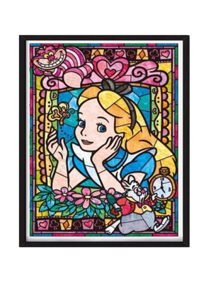 NIBEMINENT Premium Full Drill DIY Diamond Painting Kit Yellow/Pink/Green - Image 2