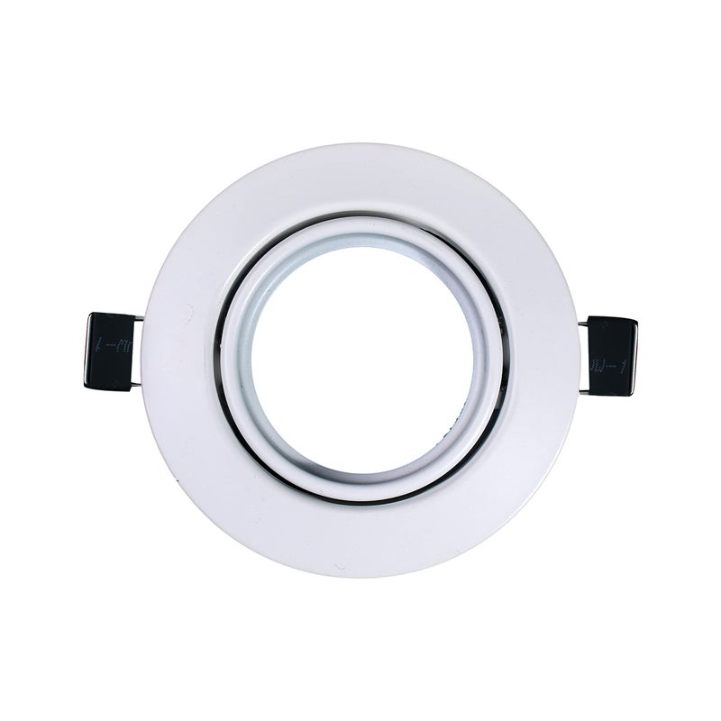 ElRawda Lighting El rawda rl-fs-028 round spotlight frame - white