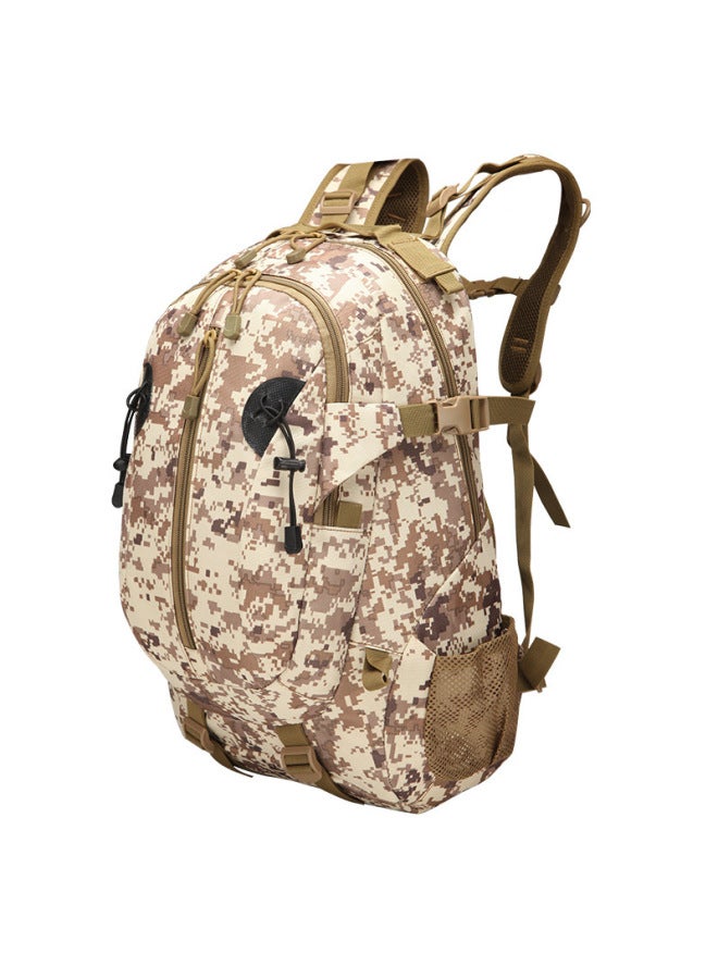 Hiking Mountain Bag Outdoor Sports Travel Army Camouflage Backpack Oxford Cloth Tactical 3p Backpack-Color:Army Green-Capacity:36-55L - Image 3