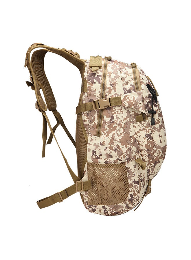 Hiking Mountain Bag Outdoor Sports Travel Army Camouflage Backpack Oxford Cloth Tactical 3p Backpack-Color:Army Green-Capacity:36-55L - Image 4