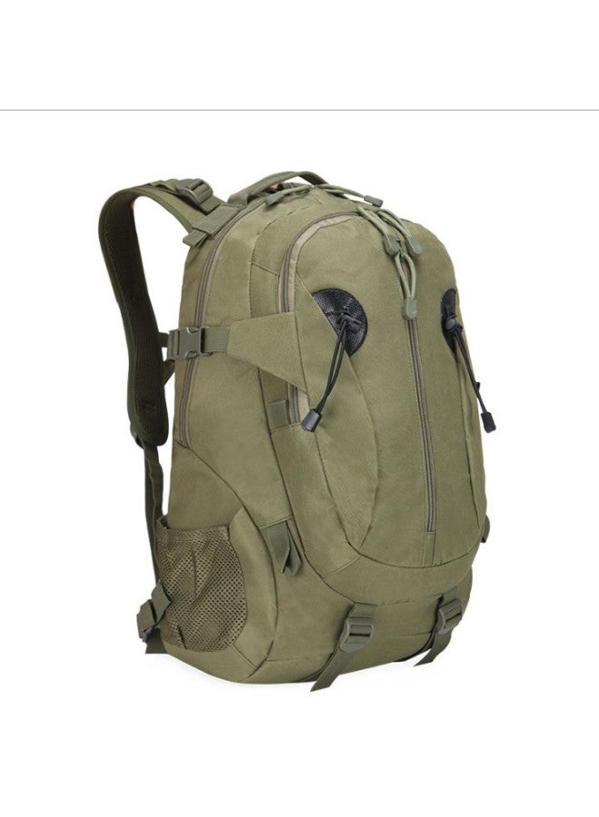 Hiking Mountain Bag Outdoor Sports Travel Army Camouflage Backpack Oxford Cloth Tactical 3p Backpack-Color:Army Green-Capacity:36-55L - Image 1