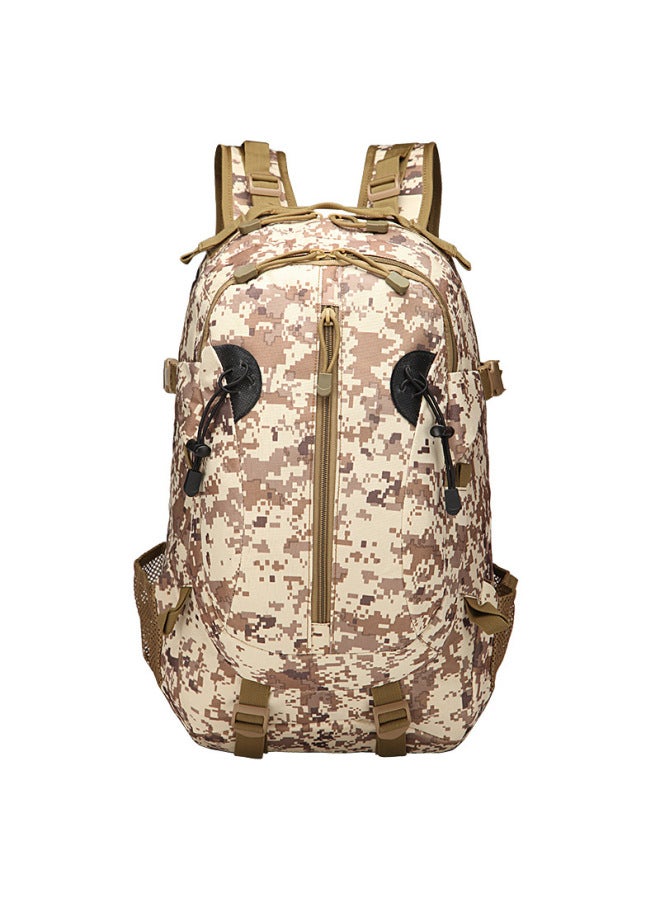 Hiking Mountain Bag Outdoor Sports Travel Army Camouflage Backpack Oxford Cloth Tactical 3p Backpack-Color:Army Green-Capacity:36-55L - Image 2