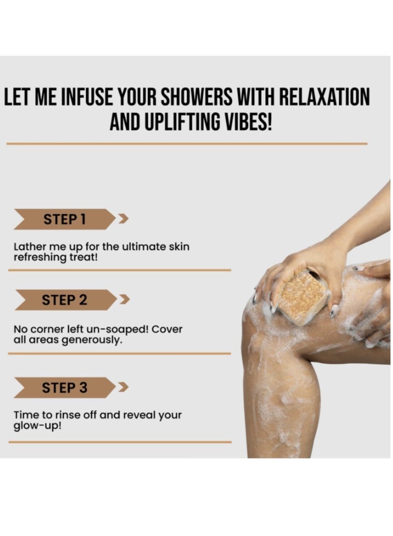 Ghar Soap  Coffee Soap Pack of 1 – , Moisturizing & Anti-Aging Soap Bar for Sensitive Skin - Image 2