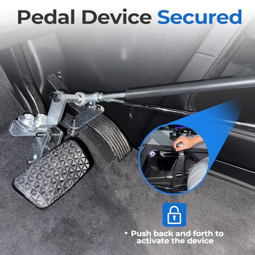 Bopowo Handicap Drivers Fixed Hand Controls Permanent Device, Driving Hand Controls Car Pedal Assist Controls（Highly Adaptable Version） - Image 4