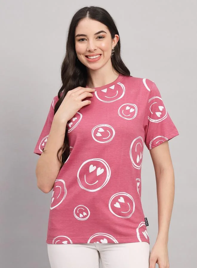 Take Two Graphic Printed Oversized Cotton T-Shirt