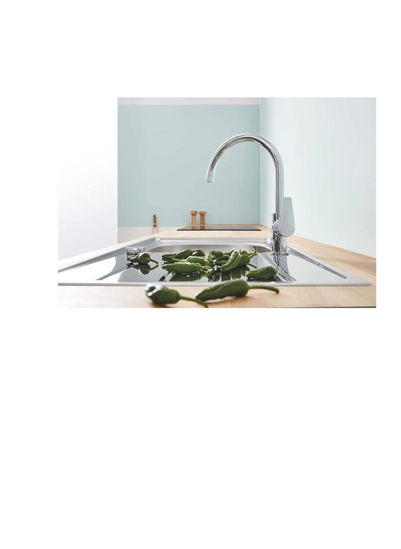 Grohe - GROHE Kitchen Fixtures, Kitchen Faucet with High Spout - BauEdge Collection, 31367001 - Image 1