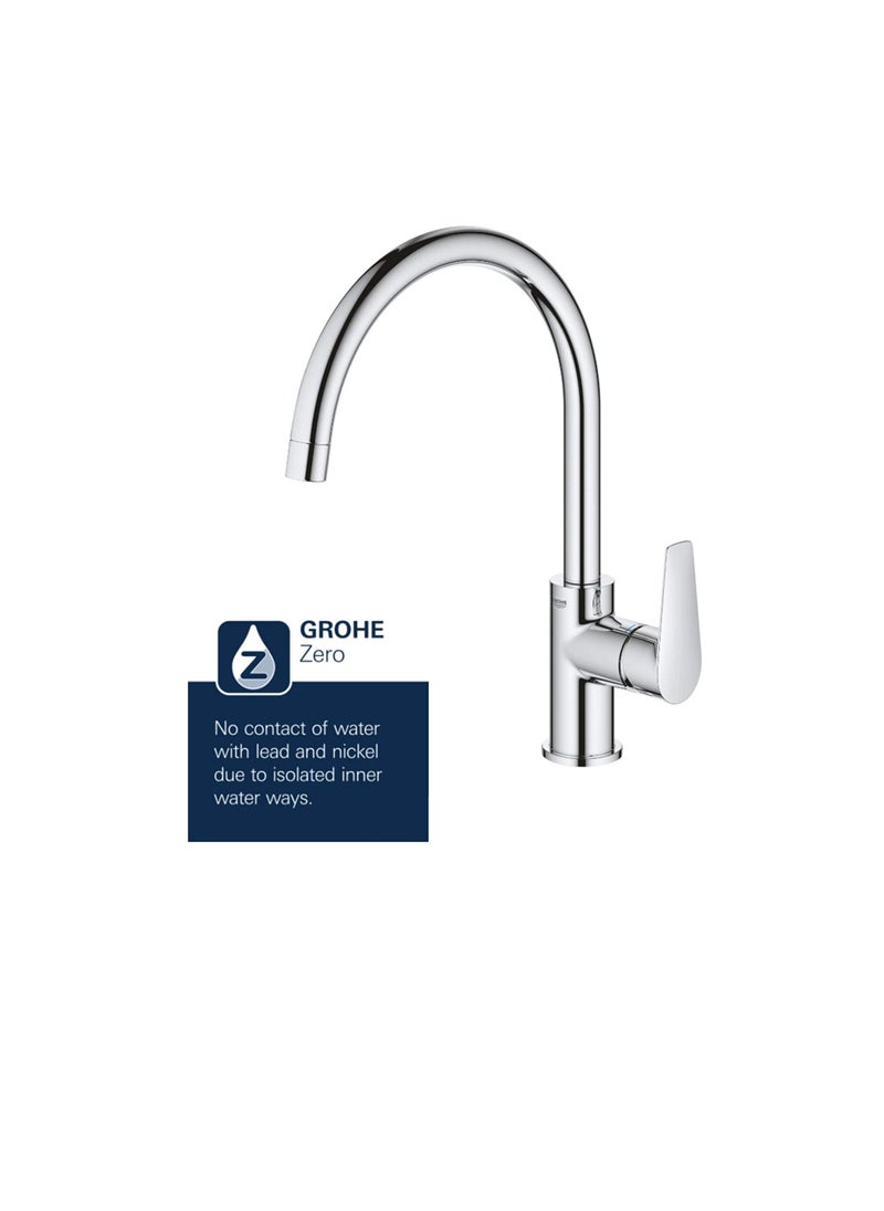 Grohe - GROHE Kitchen Fixtures, Kitchen Faucet with High Spout - BauEdge Collection, 31367001 - Image 1