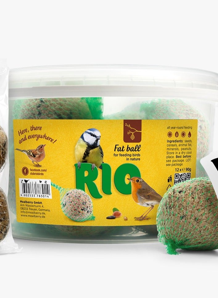 RIO Fat Balls for feeding birds in nature 3x90g - Image 1