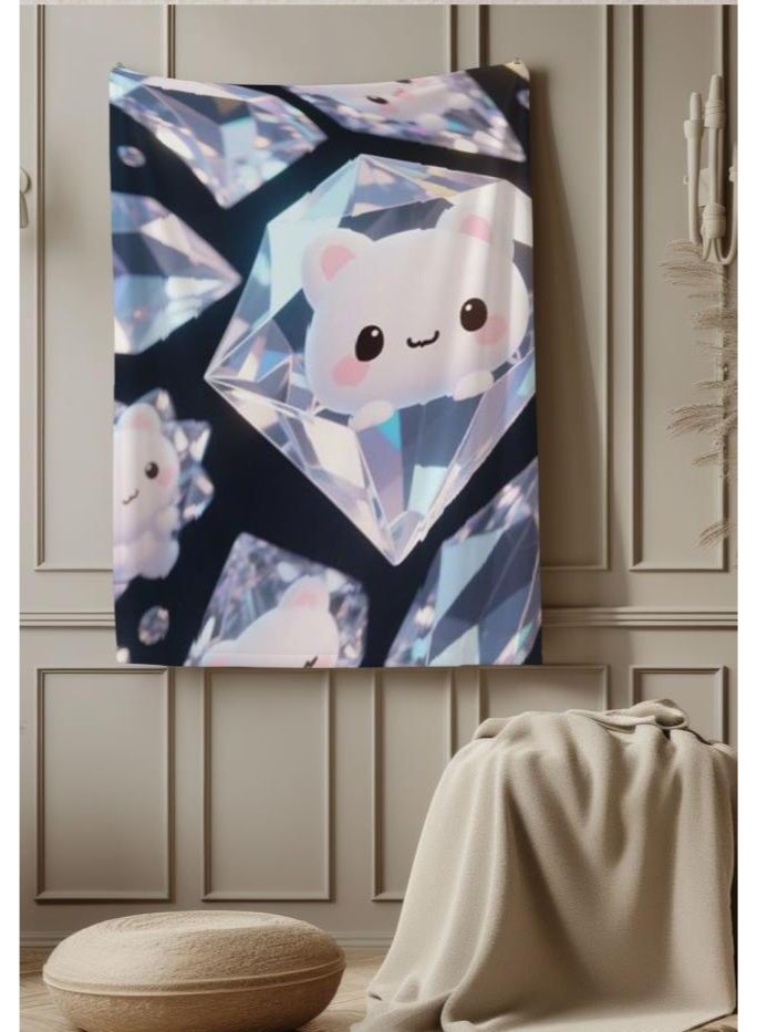 general Baby and children's cartoon flannel thin blanket (warm and comfortable, suitable for sleep, game use) 70cm*100cm - Image 4