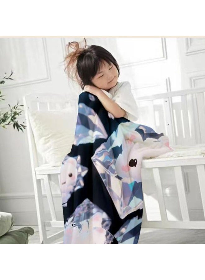 general Baby and children's cartoon flannel thin blanket (warm and comfortable, suitable for sleep, game use) 70cm*100cm - Image 3
