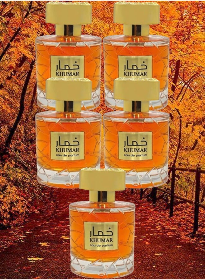Wadi Al Khaleej 5 Pieces Khumar Perfume 100ml EDP  - Image 1