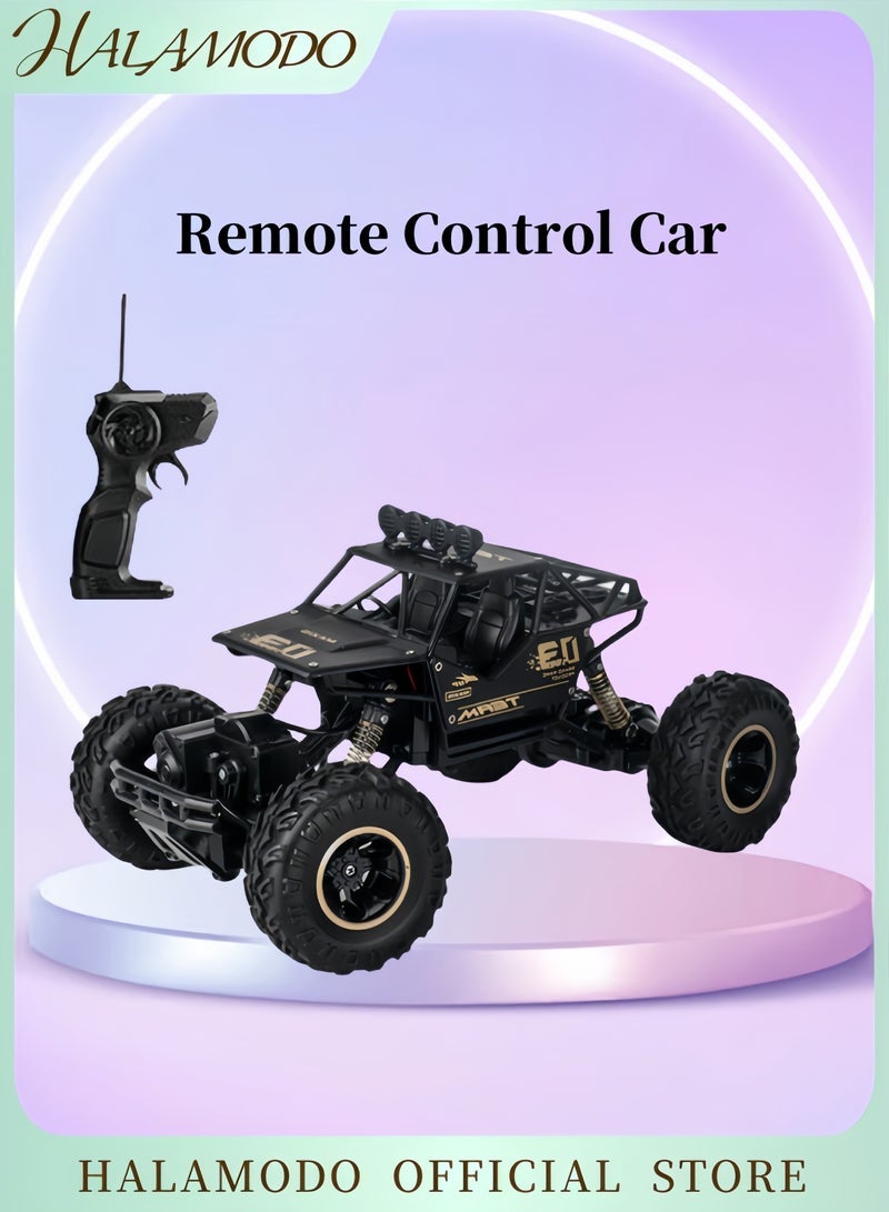 هالامودو سيارة التحكم عن بعد 2.4 جيجا هرتز عالية السرعة RC سيارات اللعب 1:16 شاحنة الوحش RC على الطرق الوعرة جميع التضاريس RC شاحنات الوحش للأولاد والبنات والأطفال - Image 1