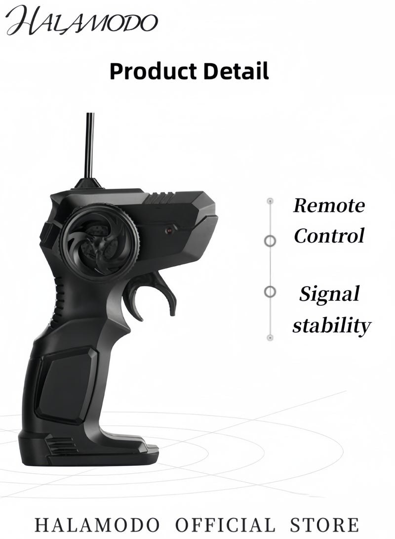 هالامودو سيارة التحكم عن بعد 2.4 جيجا هرتز عالية السرعة RC سيارات اللعب 1:16 شاحنة الوحش RC على الطرق الوعرة جميع التضاريس RC شاحنات الوحش للأولاد والبنات والأطفال - Image 3