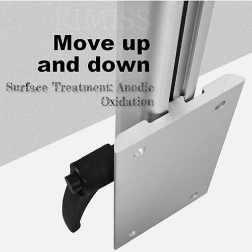 KIMISS Rv Table Base Mount, Removable, Rotatable Adjustable Aluminum Support for Camper, Motorhome, Caravan Space Saving Ideal for RV Furniture - Image 2