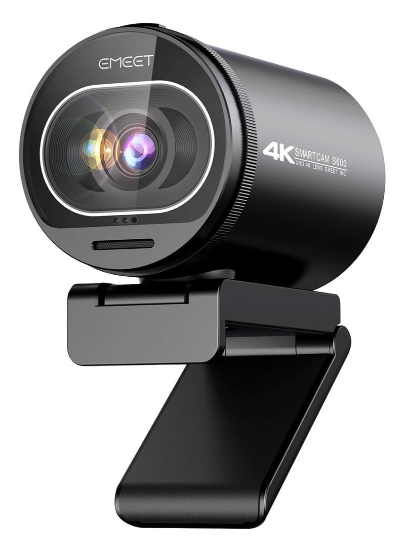 EMEET S600 4K Webcam for Streaming - Sony 1/2.5'' Sensor, PDAF Autofocus, 1080P@60FPS, 2 Noise Reduction Mics - Image 1