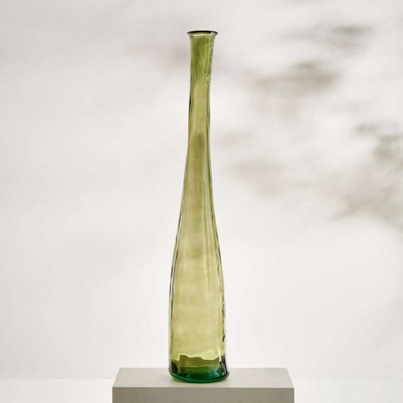 Pan Home Everest Recycled Glass Vase 23x100cm - Green - 112MLS9900033 - Image 1