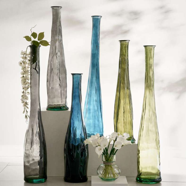 Pan Home Everest Recycled Glass Vase 23x100cm - Green - 112MLS9900033 - Image 3