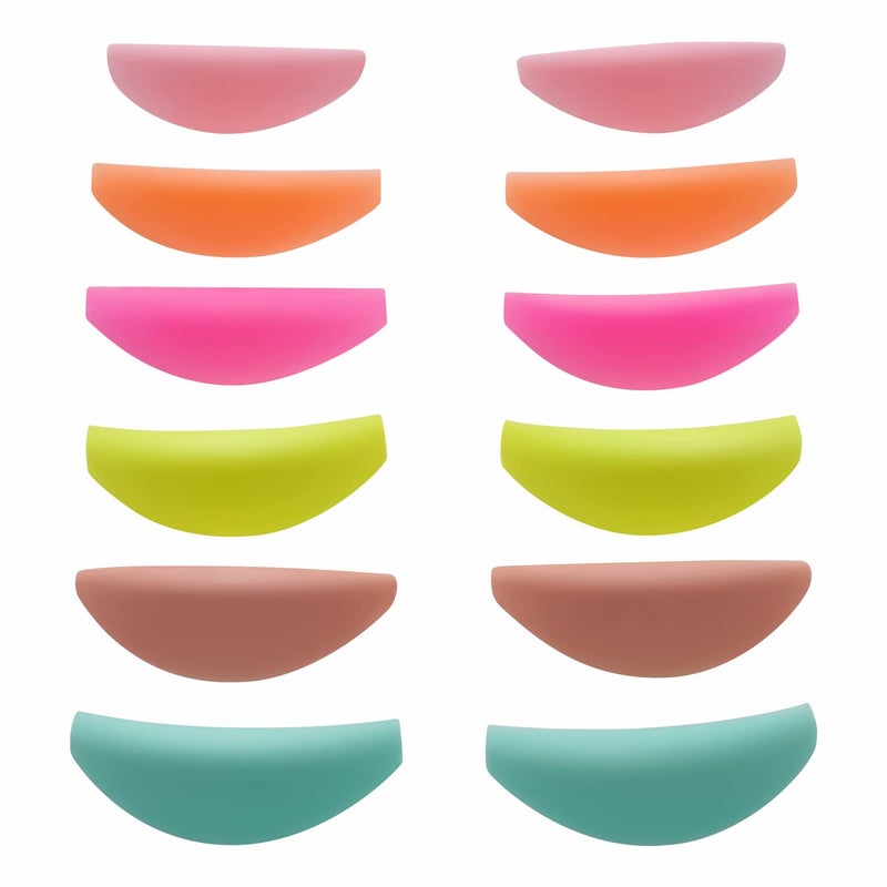 ICONSIAM Lami Lash Lift Pad LM Curl Soft 6 Size Lifting Shield Eyelash Perming Rod Neon Lamination Roller Elastic Perm Rods With Ribbon Cover Silicone Eye Patch Y Brush Lash Lift Tools Lash Tips Won't Hit Eye - Image 1