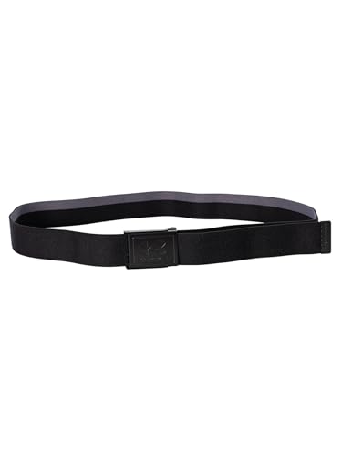 Under Armour Men's Stretch Webbing Belt, (001) Black/Castlerock/White, One Size Fits Most - Image 3