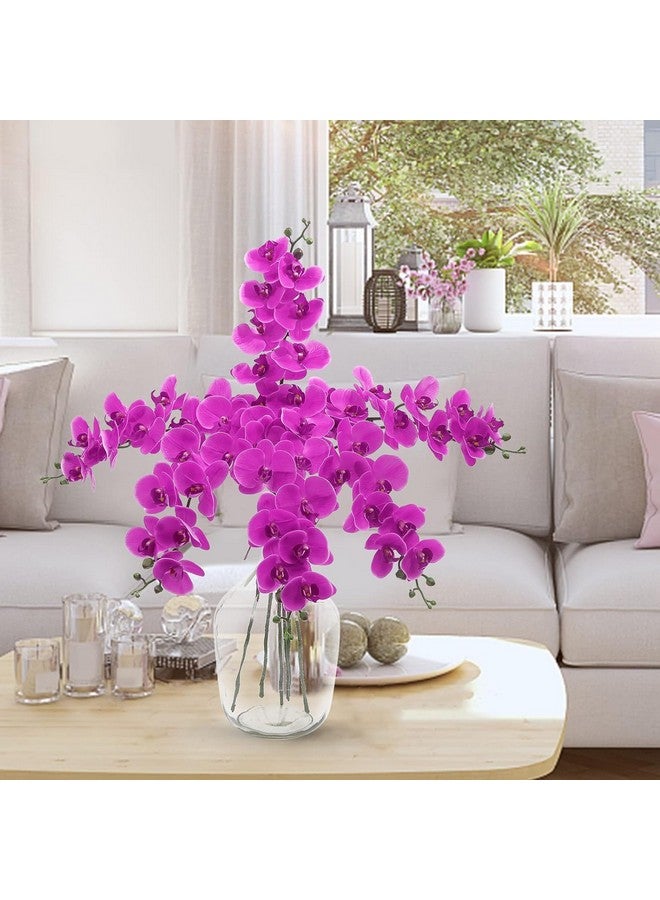 TIED RIBBONS Polyester Set Of 3 Artificial Orchid Flowers For Vase Pot (Pink, 93.98 Cm) Decorative Items For Home Décor Living Room Bedroom Office Table Top Centerpiece Wedding Decoration  - Image 5