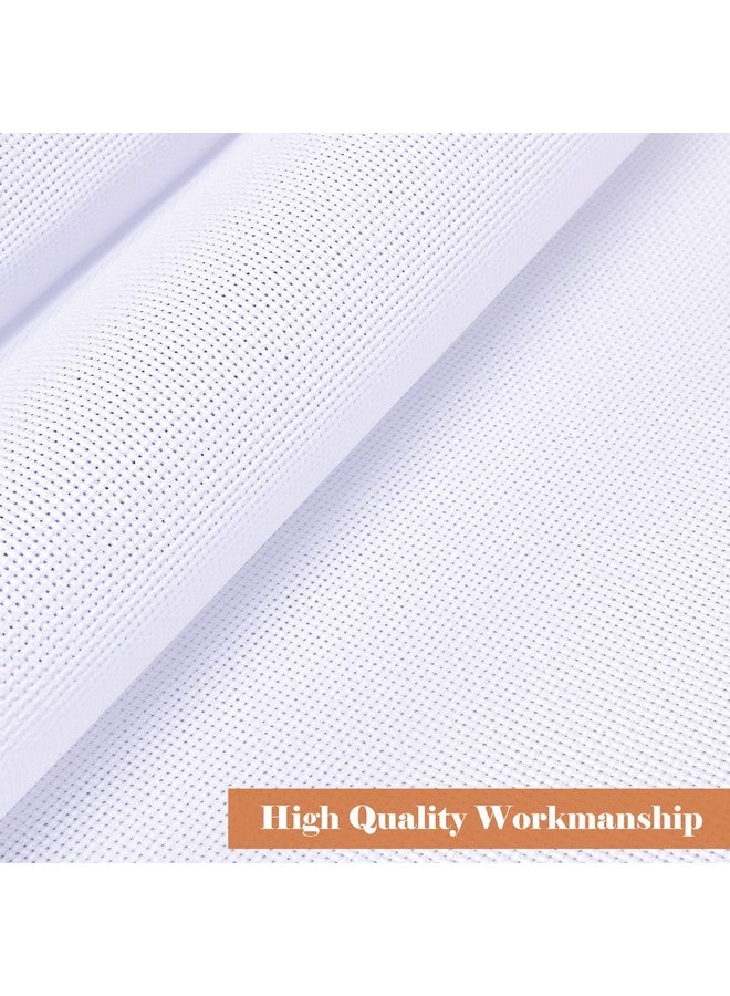 كايدو 6 قطع من قماش أيدا 14 قطعة من قماش التطريز المتقاطع الأبيض للتطريز اليدوي، تطريز يدوي، حرف يدوية، مقاس 12 × 18 بوصة - Image 3