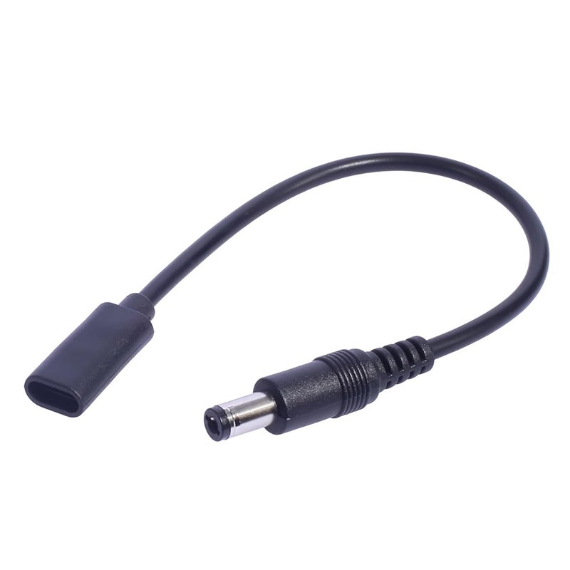 5.5mmx2.1mm to USB C Power Cord 5521 Male to USB Type C Female Extension Cord for Phones Tablets Power Charging Cable Cable - Image 1