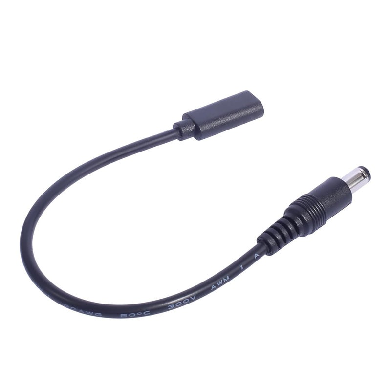 5.5mmx2.1mm to USB C Power Cord 5521 Male to USB Type C Female Extension Cord for Phones Tablets Power Charging Cable Cable - Image 3