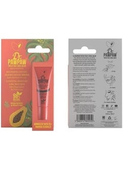 Dr.PAWPAW Dr. Pawpaw Tinted True Coral Balm, Multipurpose Soothing Balm With Natural Pawpaw, For Lips, Cheeks & Skin, 25Ml  - Image 2