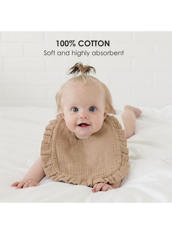 MairMore Baby Muslin Bibs Bandana Drool Bibs for Unisex Boys & Girls, Soft and Absorbent Cotton Teething Drooling Bib Set for Newborn Toddler - Image 2