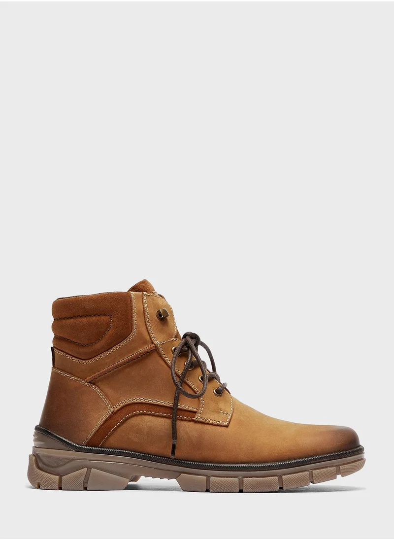 Lee Cooper Lace Up Ankle Boots