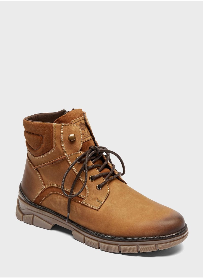Lee Cooper Lace Up Ankle Boots  - Image 2